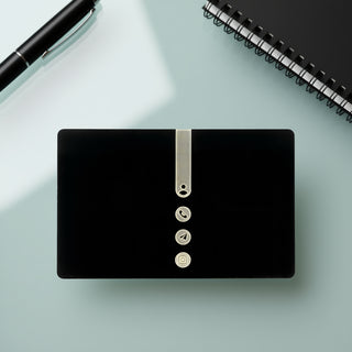 Alüminyum Metal Kartvizit – 86 x 54 mm (Yuvarlak Köşe) Kişiye Özel Tasarım