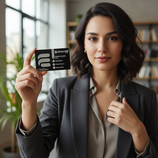 Alüminyum Metal Kartvizit – 86 x 54 mm (Yuvarlak Köşe) Kişiye Özel Tasarım