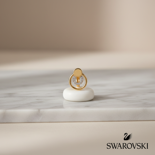 Swarovski® Kristalli Altın Kaplama Halka Küpe Advertisement
